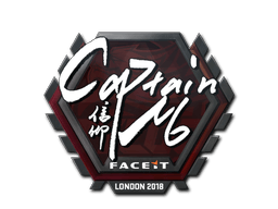Samolepka (captainMo London 2018)