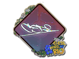 Klistermærke (CeRq glitter Rio 2022)