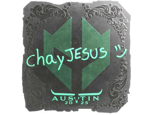 Klistermærke (chayJESUS folie Austin 2025)