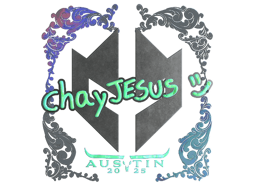 Klistermærke (chayJESUS holo Austin 2025)