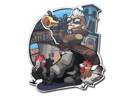 Aufkleber (Hühnchenflüsterer)