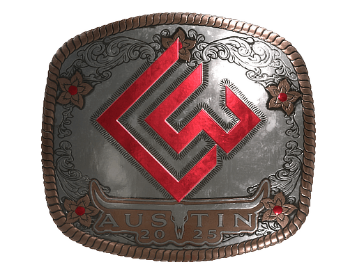 Klistermærke (Chinggis Warriors folie Austin 2025)