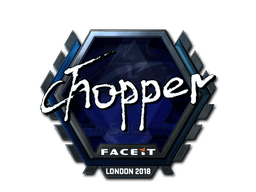 สติกเกอร์ (chopper ฟอยล์ London 2018)