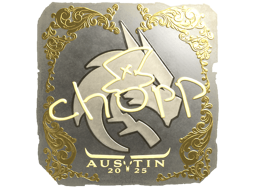 สติกเกอร์ (chopper ทอง Austin 2025)