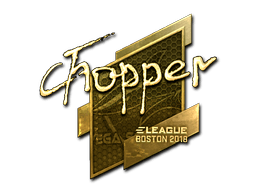 สติกเกอร์ (chopper ทอง Boston 2018)