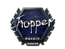 สติกเกอร์ (chopper London 2018)