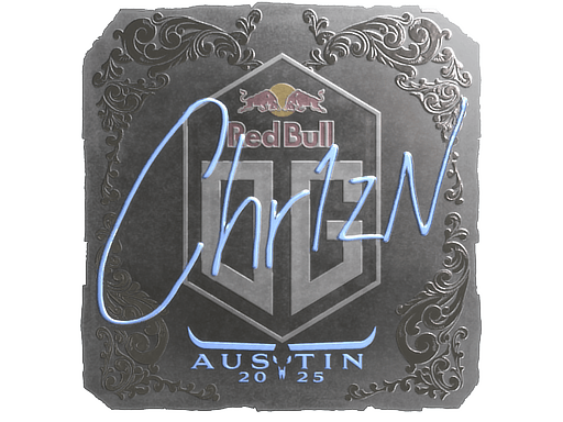 Klistermærke (Chr1zN folie Austin 2025)