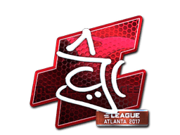 Klistermærke (chrisJ folie Atlanta 2017)
