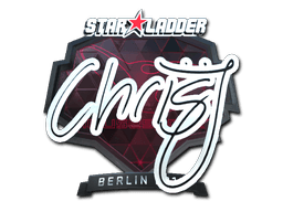 Klistermærke (chrisJ folie Berlin 2019)