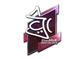 Klistermærke (chrisJ folie Boston 2018)
