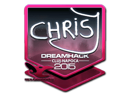 Klistermærke (chrisJ folie Cluj-Napoca 2015)