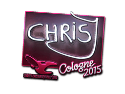 Klistermærke (chrisJ folie Cologne 2015)
