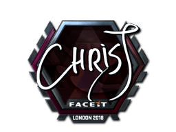 Klistermærke (chrisJ folie London 2018)