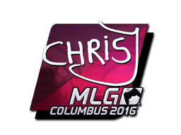 Klistermærke (chrisJ folie MLG Columbus 2016)