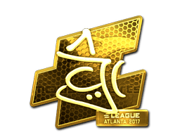 Samolepka (chrisJ zlatá Atlanta 2017)