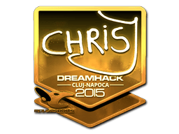 Samolepka (chrisJ zlatá Kluž 2015)
