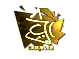 Samolepka (chrisJ zlatá ESL Cologne 2016)