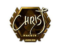 Samolepka (chrisJ zlatá London 2018)