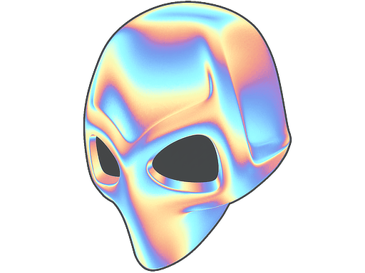Klistermærke (Chrome Dome holo)