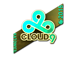 Adesivo (Cloud9 G2A Oro Katowice del 2015)