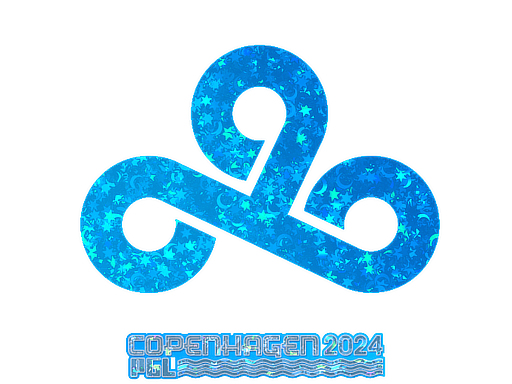 Samolepka (Cloud9 třpytivá PGL Copenhagen 2024)