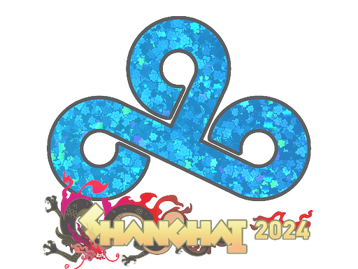 Samolepka (Cloud9 třpytivá Perfect World Shanghai 2024)