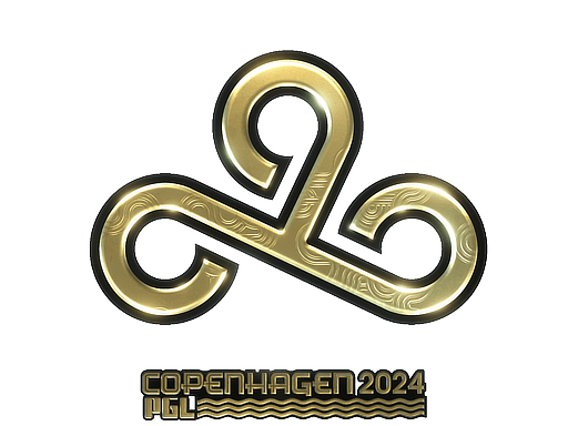 Samolepka (Cloud9 zlatá PGL Copenhagen 2024)