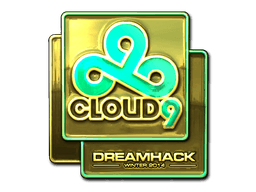 Samolepka (Cloud9 zlatá DreamHack 2014)