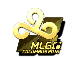 Samolepka (Cloud9 zlatá MLG Columbus 2016)