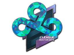 Samolepka (Cloud9 holografická Boston 2018)