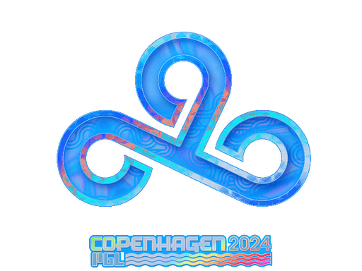 Samolepka (Cloud9 holografická PGL Copenhagen 2024)