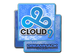 Samolepka (Cloud9 holografická DreamHack 2014)