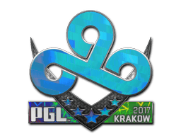 Samolepka (Cloud9 holografická Krakow 2017)