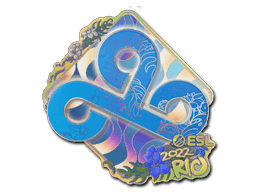 Samolepka (Cloud9 holografická IEM Rio 2022)