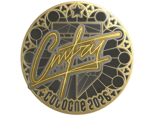 Samolepka (cmtry zlatá IEM Cologne 2026)