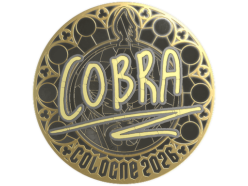 Samolepka (cobra zlatá IEM Cologne 2026)