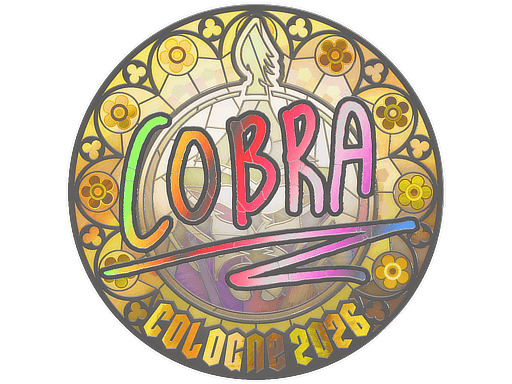 Klistermærke (cobra holo Cologne 2026)