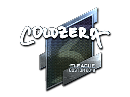 Klistermærke (coldzera folie Boston 2018)