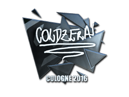 Klistermærke (coldzera folie Cologne 2016)