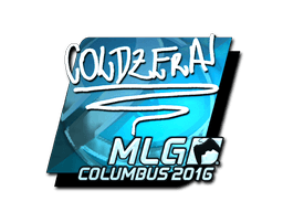 Klistermærke (coldzera folie MLG Columbus 2016)
