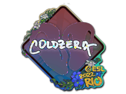 Klistermærke (coldzera glitter Rio 2022)