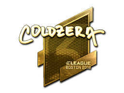 Samolepka (coldzera zlatá Boston 2018)