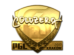 Samolepka (coldzera zlatá Krakow 2017)