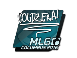 Klistermærke (coldzera MLG Columbus 2016)