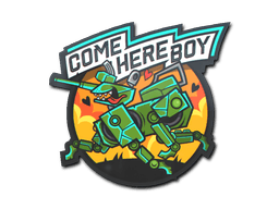 Klistermærke (Come Here Boy)