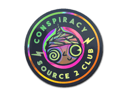 Klistermærke (Conspiracy Club holo)