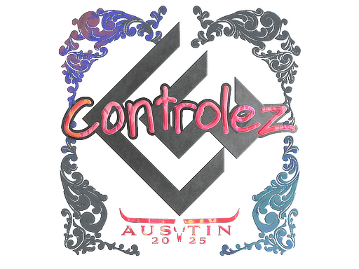 Klistermærke (controlez holo Austin 2025)