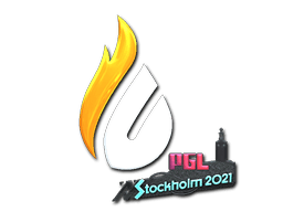 Klistermærke (Copenhagen Flames folie Stockholm 2021)