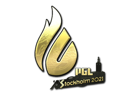 Samolepka (Copenhagen Flames zlatá PGL Stockholm 2021)