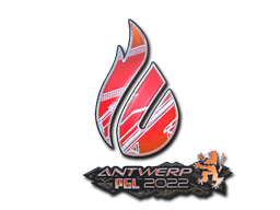 Klistermærke (Copenhagen Flames holo Antwerp 2022)